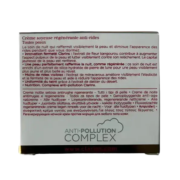 Sale clarins Extra Firming Nuit Wrinkle Control, Regenerating Night Silky Cream for All Skin Type