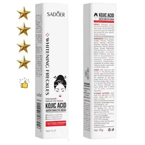 Facial Skin Care Retinol, Pro-Xylane, Niacinamide, Kojic Acid Anti Wrinkle Firming Whitening Retinol Eye Cream For Dark Circles - D Skincare