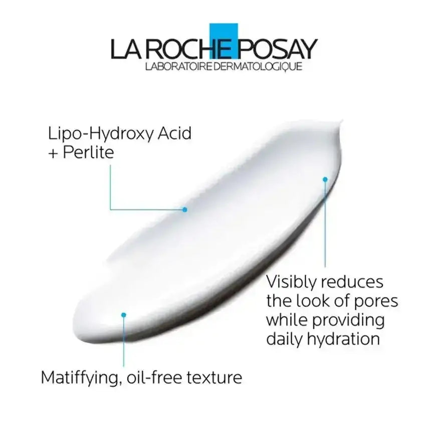 La Roche-Posay Effaclar Mat Face Moisturizer,Oil-Free Anti-Shine Cream