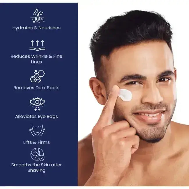 LAIKOU Men's Cream 50g Not Greasy Oil Control Long Moisturizing Deep Hydrating Skin Care